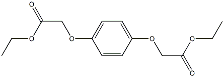 Acetic acid, 2,2'-[1,4-phenylenebis(oxy)]bis-, diethyl ester Structure