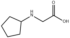 Glycine, N-cyclopentyl- Structure