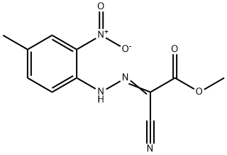 methyl cyano[(4-methyl-2-nitrophenyl)hydrazono]acetate 구조식 이미지