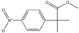 methyl2-methyl-2-(4-nitrophenyl)propanoate Structure