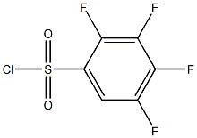 Benzenesulfonyl chloride, 2,3,4,5-tetrafluoro- Structure