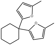 5,5-(cyclohexane-1,1-diyl)bis(2-methylfuran) 구조식 이미지