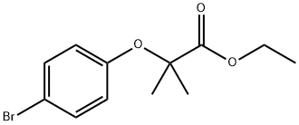 Propanoic acid, 2-(4-bromophenoxy)-2-methyl-, ethyl ester Structure