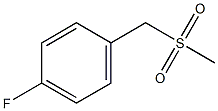 1-fluoro-4-(methylsulfonylmethyl)benzene Structure