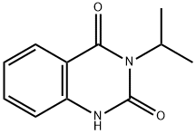 2,4(1H,3H)-Quinazolinedione, 3-(1-methylethyl)- 구조식 이미지