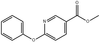 Methyl 6-phenoxynicotinate Structure