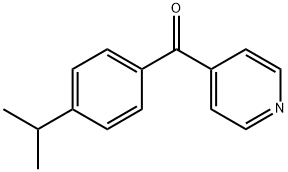 (4-isopropylphenyl)(pyridin-4-yl)methanone Structure