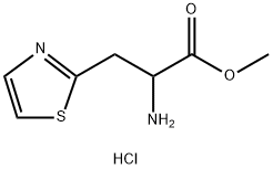 2-Thiazolyl-DL-alanine methyl ester hydrochloride Structure