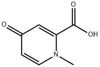 1-METHYL-4-OXO-1,4-DIHYDROPYRIDINE-2-CARBOXYLIC ACID Structure