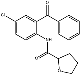 N-(2-benzoyl-4-chlorophenyl)oxolane-2-carboxamide Structure