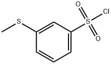 3-Methylsulfanylbenzenesulfonyl chloride Structure