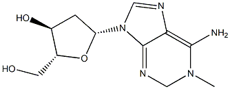 N1-Methyl-2'-deoxyadenosine Structure