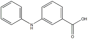 Benzoic acid, 3-(phenylamino)- 구조식 이미지