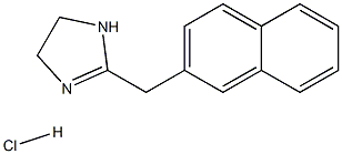 2-(naphthalen-2-ylmethyl)-4,5-dihydro-1H-imidazole:hydrochloride Structure