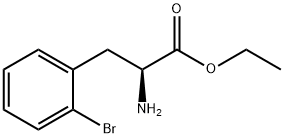 2-bromo- Phenylalanine, ethyl ester 구조식 이미지