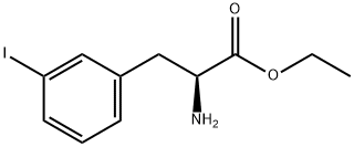 3-iodo- Phenylalanine ethyl ester 구조식 이미지