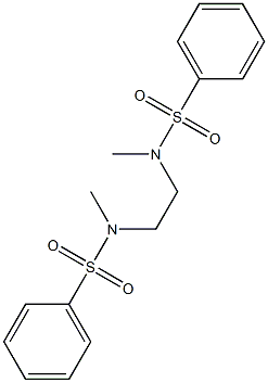 Benzenesulfonamide,N,N'-1,2-ethanediylbis[N-methyl- Structure