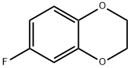1,4-Benzodioxin, 6-fluoro-2,3-dihydro- 구조식 이미지