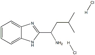 1-(1H-benzimidazol-2-yl)-3-methylbutan-1-amine dihydrochloride 구조식 이미지