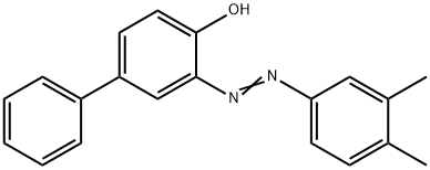 3-[(3,4-dimethylphenyl)diazenyl]-4-biphenylol 구조식 이미지