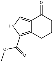 methyl 4-oxo-4,5,6,7-tetrahydro-2H-isoindole-1-carboxylate 구조식 이미지