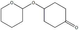 Cyclohexanone, 4-[(tetrahydro-2H-pyran-2-yl)oxy]- Structure