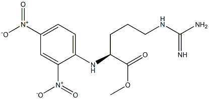 L-Arginine,N2-(2,4-dinitrophenyl)-, methyl ester Structure