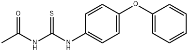 N-{[(4-phenoxyphenyl)amino]carbonothioyl}acetamide Structure