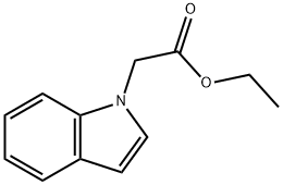 Ethyl 1-indoleacetate, 97% 구조식 이미지