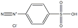 Benzenediazonium, 4-sulfo-, chloride 구조식 이미지