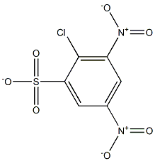 2-chloro-3,5-dinitrobenzenesulfonate Structure