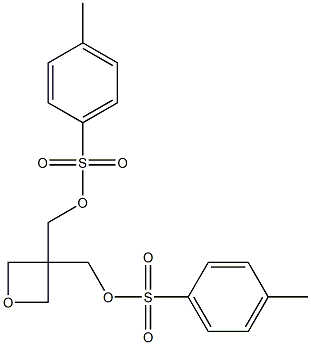 3,3-bis[(4-methylphenyl)sulfonyloxymethyl]oxetane Structure