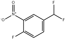 4-(DIFLUOROMETHYL)-1-FLUORO-2-NITROBENZENE Structure
