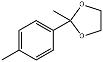 1,3-Dioxolane, 2-methyl-2-(4-methylphenyl)- 구조식 이미지