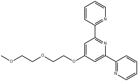 4-[2-(2-methoxyethoxy)ethoxy]-6-(pyridin-2-yl)-2,2-bipyridine 구조식 이미지