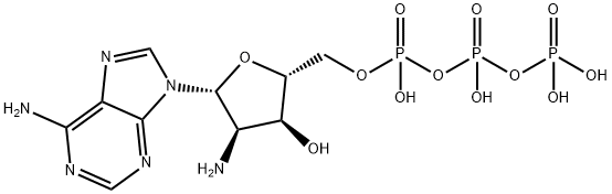 Adenosine 5'-(tetrahydrogen triphosphate), 2'-amino-2'-deoxy- 구조식 이미지