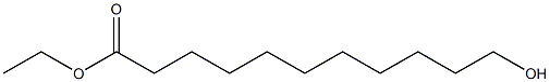 Undecanoic acid, 11-hydroxy-, ethyl ester Structure