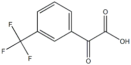 Benzeneacetic acid, a-oxo-3-(trifluoromethyl)- 구조식 이미지