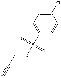 Benzenesulfonic acid, 4-chloro-, 2-propynyl ester Structure