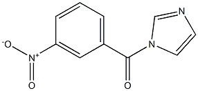 1H-Imidazole, 1-(3-nitrobenzoyl)- 구조식 이미지