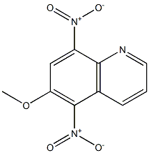 6-methoxy-5,8-dinitro-quinoline 구조식 이미지