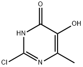 2-Chloro-5-hydroxy-6-methyl-4(3H)-pyrimidinone Structure