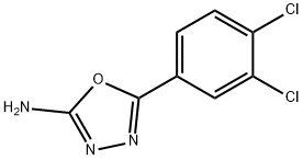 1,3,4-Oxadiazol-2-amine,5-(3,4-dichlorophenyl)- 구조식 이미지