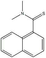 1-Naphthalenecarbothioamide,N,N-dimethyl- Structure