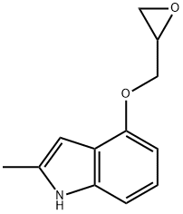 2-METHYL-4-(OXIRAN-2-YLMETHOXY)-1H-INDOLE Structure