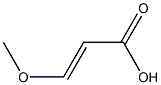 (E)-3-Methoxyacrylic acid Structure