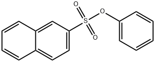 phenyl naphthalene-2-sulfonate 구조식 이미지