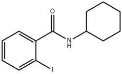 N-cyclohexyl-2-iodobenzamide 구조식 이미지