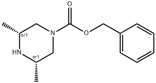 1-CBZ-3R,5S-dimethylpiperazine 구조식 이미지
