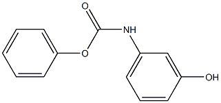 Carbamic acid,(3-hydroxyphenyl)-, phenyl ester (9CI) Structure